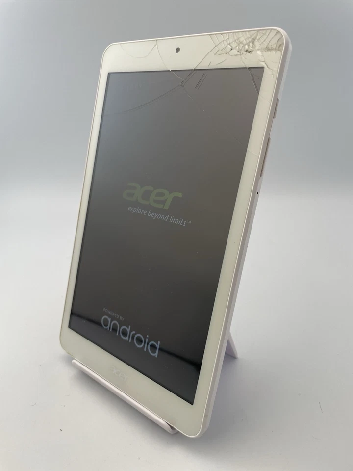 Acer Iconia One 8 B1-850 White 8" 16GB Wi-Fi 5MP 1GB Ram Android Tablet Cracked - Image 4 of 4