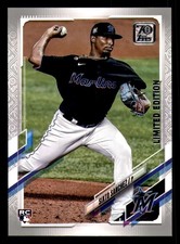 2021 Topps 70th Anniversary Limited Edition # 25 Sixto Sanchez RC Miami Marlins