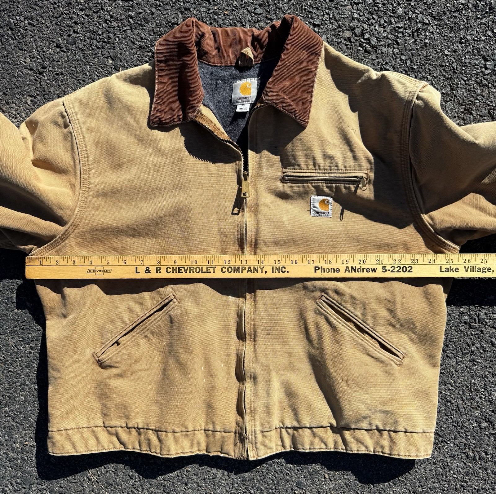 Vintage Carhartt Interstellar Brown Detroit Jacket RNJ001 BRN Men's XL Regular thumbnail 6