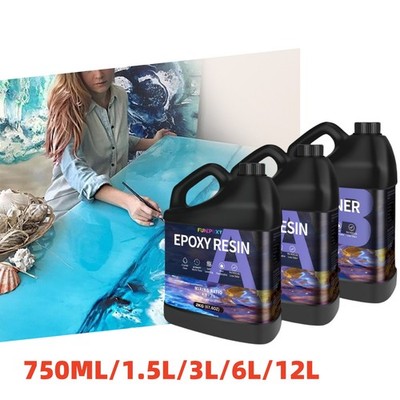 Christmas decorations DIY Clear Epoxy Resin 2:1 Kit -750ML/1500ML/3L/6L/12L