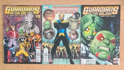 Guardians of the Galaxy Vol.4 Issues # 1, 2, 3 - 2015 2016 Marvel Comics