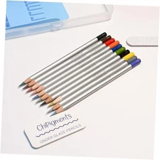  Set of 10 Underglaze Pencils for Pottery & Fused Glass with Bonus Pointer 