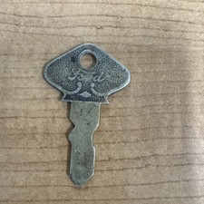 Vintage Antique Model T Or A Ford 74 Script Logo Brass Ignition Car Key P22