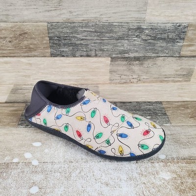TOMS Rodeo Mens Shoes Sz 10 Birch Glow in the Dark Lights Comfort Slip On