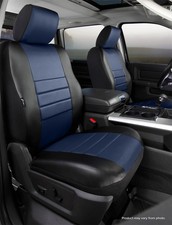 Fia Sl67-71 Blue Leatherlite Custom Front Seat Cover - Bucket Seat Blue