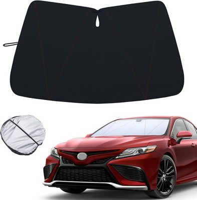 4-Layers Foldable Windshield Sunshade for 2018-2024 Toyota Camry (Reflective)