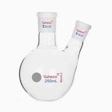 250ml 24#-19# two Joints Boiling Flask w/ Round Bottom School Teaching Use