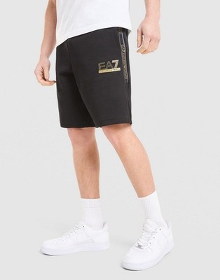 EA7 Emporio Armani Men's Soft Tape Shorts Black