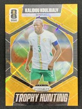 Kalidou Koulibaly 2026 Prizm World Cup Trophy Hunting Gold Celestial Lattice /10