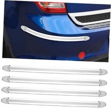 4pcs Car Bumper Corner Guard Protector Rubber Strips Universal Front and