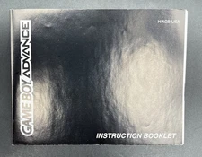 Game Boy Advance System 2001 Fold Out Instruction Booklet Manual H/AGB-USA