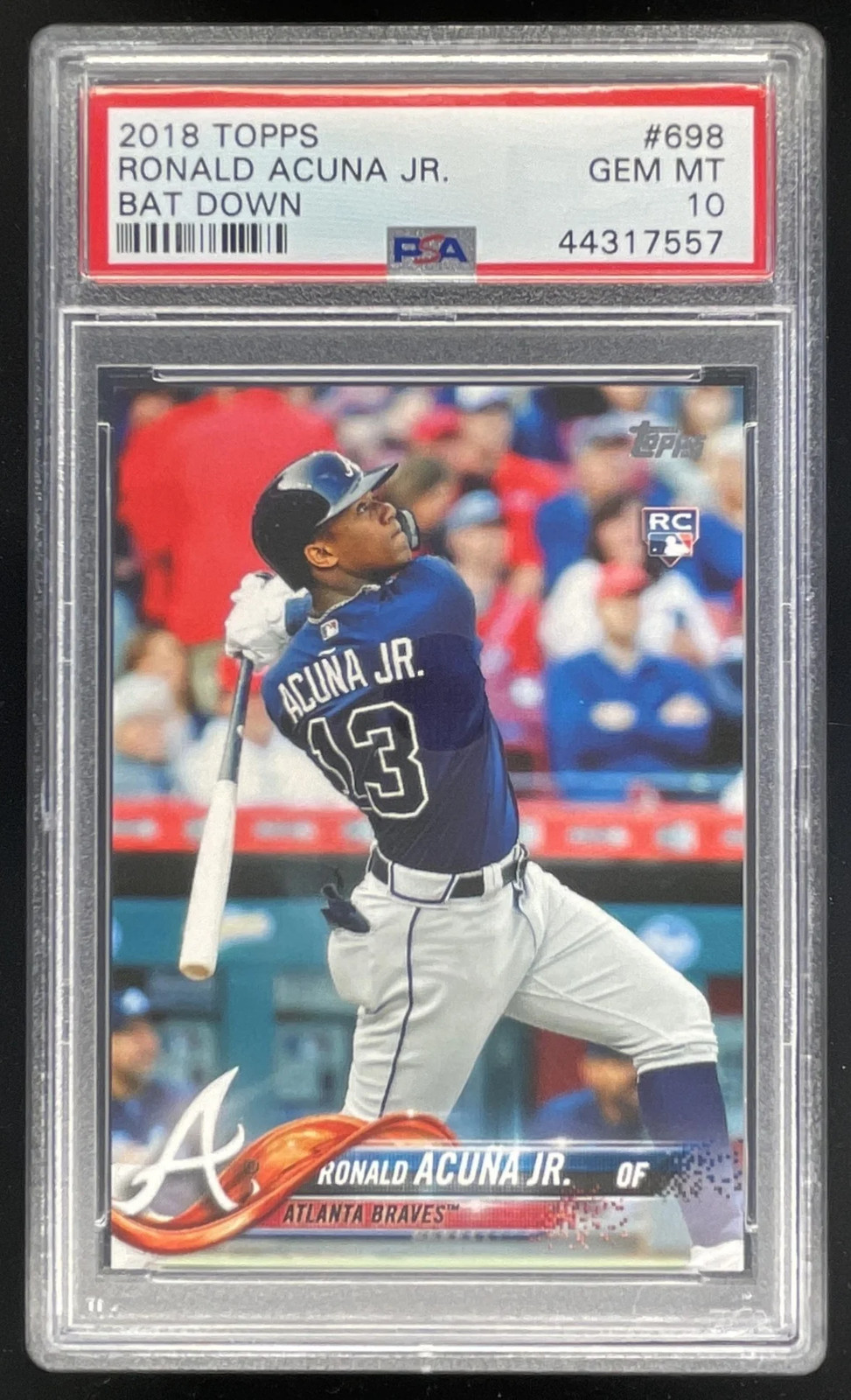 2018 Topps #698 Ronald Acuna Jr. RC Rookie PSA 10