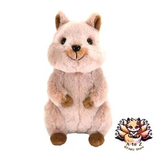 NEW Sun Lemon Fluffies Quokka Plush M 23cm Brown Zoo Animal