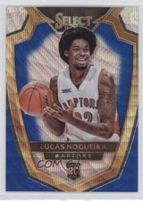 2014-15 Panini Select Premier Level Blue & Silver Prizm Lucas Nogueira #191 0a1