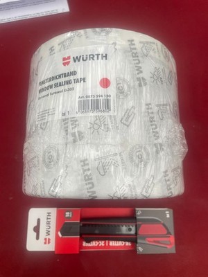 Würth Fensterdichtband  Universal Euraseal U-305   150mm mit Cuttermesser