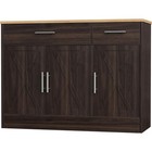 Large Storage Sideboard Cabinet W/ Drawers Adjustable Shelves Dining Room New