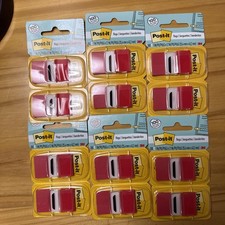 Post-it Flags - Red 50/Dispenser 2 Dispenser/Pack  6 Packs 600 Total