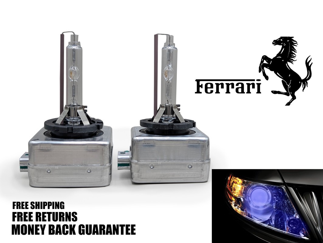 10000K Deep Blue HID Xenon Headlight Bulb for FERRARI 458 ITALIA 2010-2015 x2