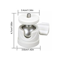 Mini Desktop Tripod Ball Head With 360 Rotation For Camera - Lightweight Durabl