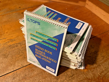(26) Pack NOS TOPS Steno Notebook Gregg Ruled Green Tint 60 page Made In USA 6x9