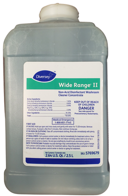 #ad Diversey Wide Range II Bathroom Cleaner Disinfectant 2.5L Concentrate Quat JFill $39.94