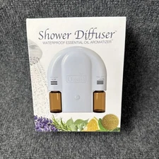 New Oasis Shower Diffuser Waterproof Essential Oil Aromatizer Spa Open Box