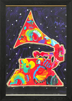 Peter Max Grammy Award Gemälde gerahmt Wandbild Poster Leinwanddruck Bild