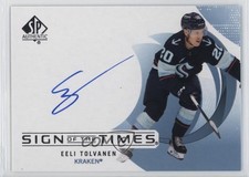 2024-25 SP Authentic Sign of the Times Eeli Tolvanen #SOTT-ET Auto