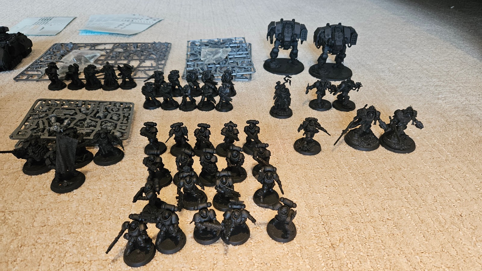 Warhammer 40k Space Marine Army lot/ collection, 2500+ points, mostly ...