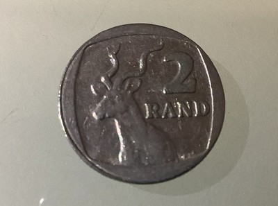 South Africa 2 Rand 1990 Circulated