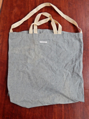 Engineered Garments Madras Blue Denim Tote Bag