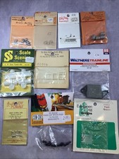 Mixed Lot of 10 Train Parts Accessories, HO Scale NEW In Packages