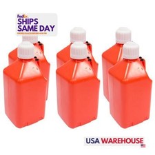 Scribner 2000O-CASE, Set of 6 Orange Plastic Utility Jug - 5-Gallon Orange - Cas