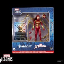 MARY JANE WATSON  IRON SPIDER  Marvel Legends Magic the Gathering Figure w Card