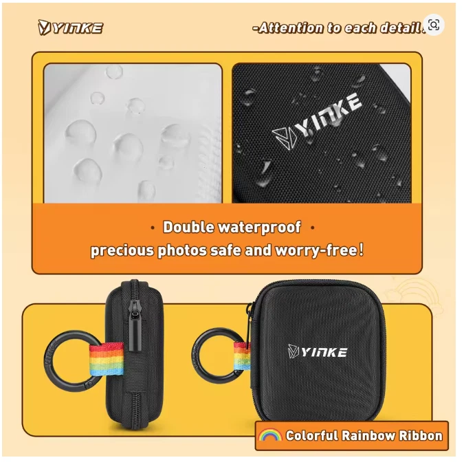 Álbum de fotos portátil de bolsillo YINKE para mini cámara Polaroid Go, tiene capacidad para 40 fotos Foto 4 de 4