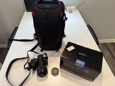 Sony A7 IV Full Frame Camera + 28-70mm Lens + Bag   2,289 Shutter - Very Low