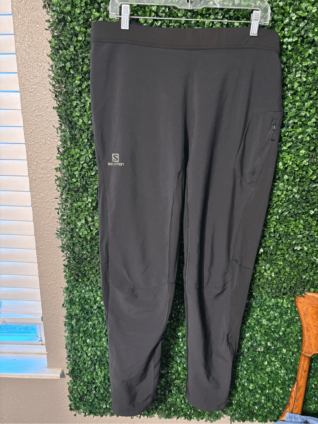 Salomon Pantalone Uomo Nero Jogger Performance Tg XL