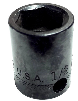 EASCO 6pt 3/8'' Standard Drive Impact Socket, 1/2'' 52-1316  *Made In The USA*