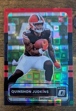 Quinshon Judkins 2025 Optic 2015 Retro Black Pandora Rated Rookie RC #12 /149