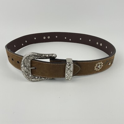 Ariat West Western Women Belt Embroidered Scrolling Flower  display picture 3