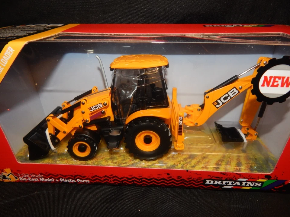 BRITAINS JCB 3CX SITEMASTER BACKHOE LOADER 43343 BNIB 1:32 - Image 2 of 4