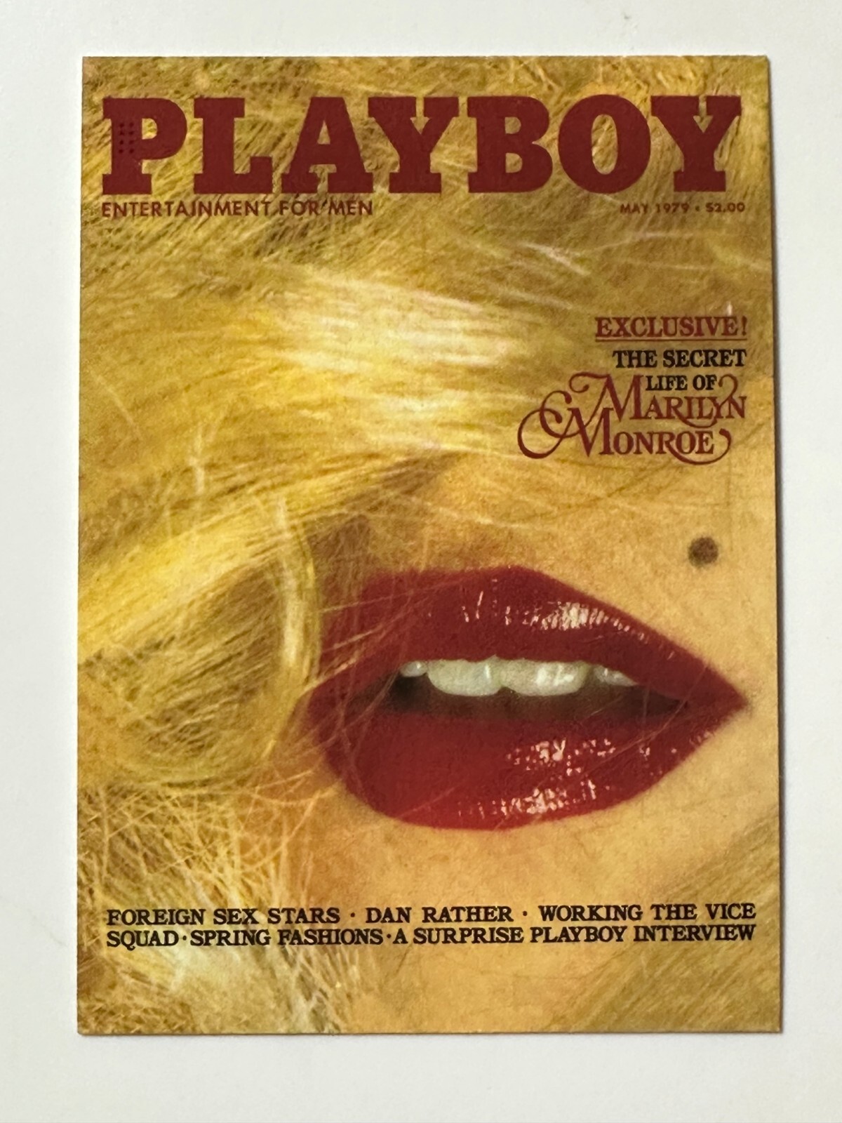 1995 Playboy Centerfold Collector Card May 1979 #76 Larsen Marilyn Monroe | eBay
