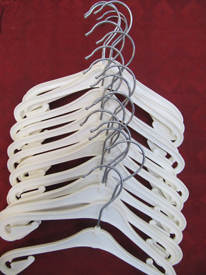 10 pieces baby & children clothes hangers children's clothes hangers white New