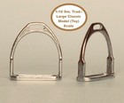 Horsing Around Small Traditional/Large Classic 1:10 English Stirrups (No Treads)