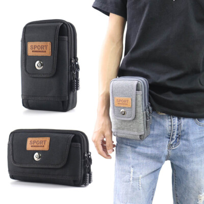 Canvas Handytasche Handy Gürteltasche Smartphone Schutzhüllen