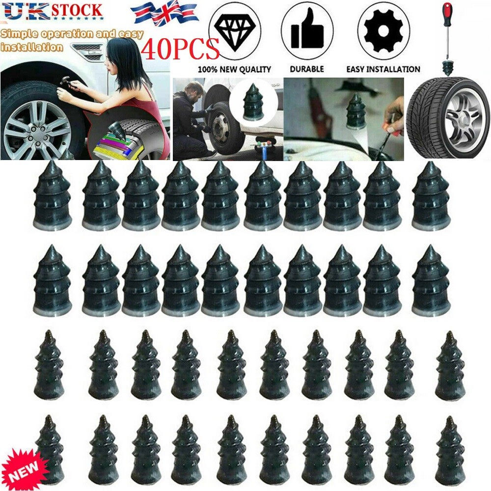 Tire Repair Patches 8-Piece Tire Repair Kit - DIY Plug & Patch For Car, Truck, Motorcycle Flat Tires, Made In USA Tire Plug Kit - Foto 5