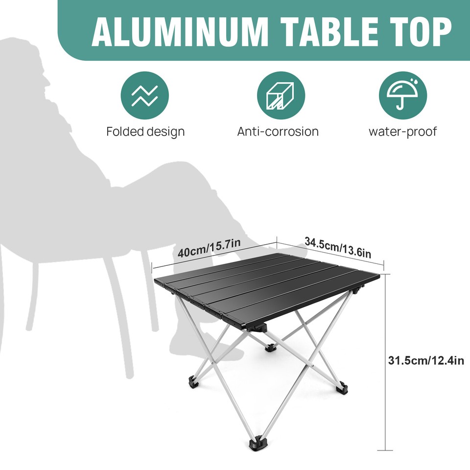 Lightweight Folding Table Portable Small Camping Picnic Table Garden