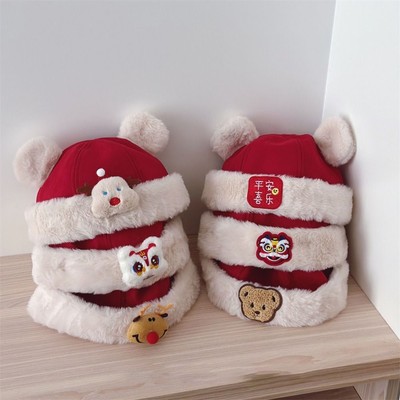 Rot Winter Baby Ohren schützer Kaninchen Ohr Winter Baby Hut  Herbst/Winter