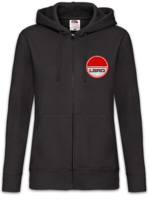Space 1999 Research Lsro Logo Damen Zipper Hoodie Retro Mondbasis Alpha Moonbase