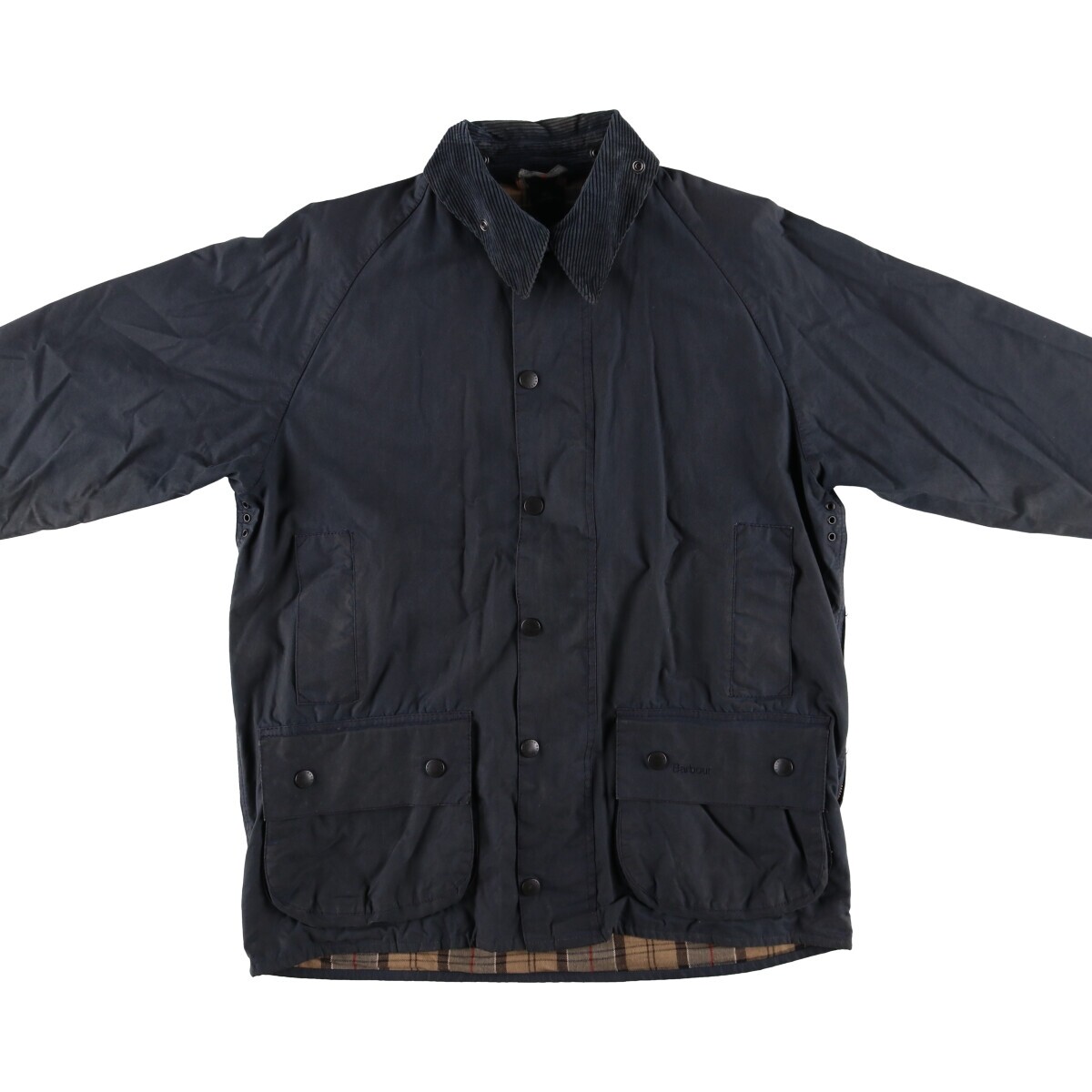 00'S Barbour BEAUFORT Waxed Cotton Oiled Jacket Made in